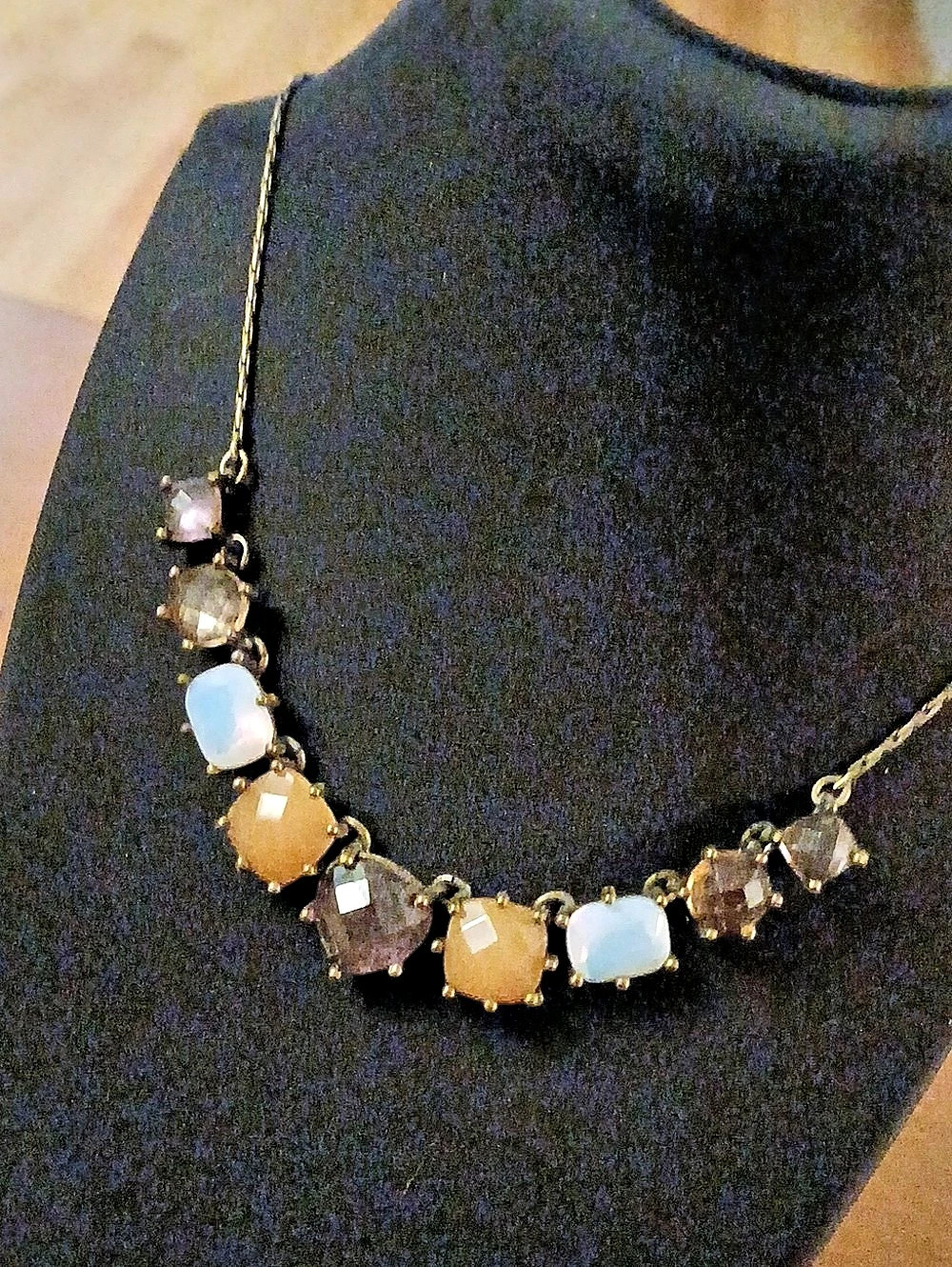 Nina Ricci Vintage Necklace Beautiful Stones 😍 Multi Color
